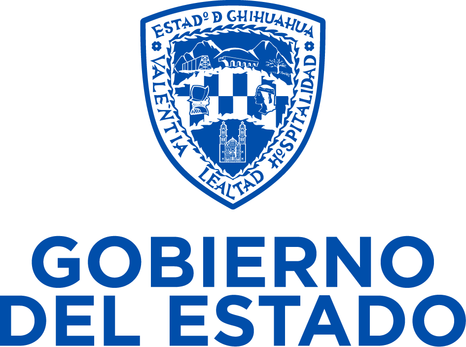 Escudo azul logotipo estado de Chihuahua